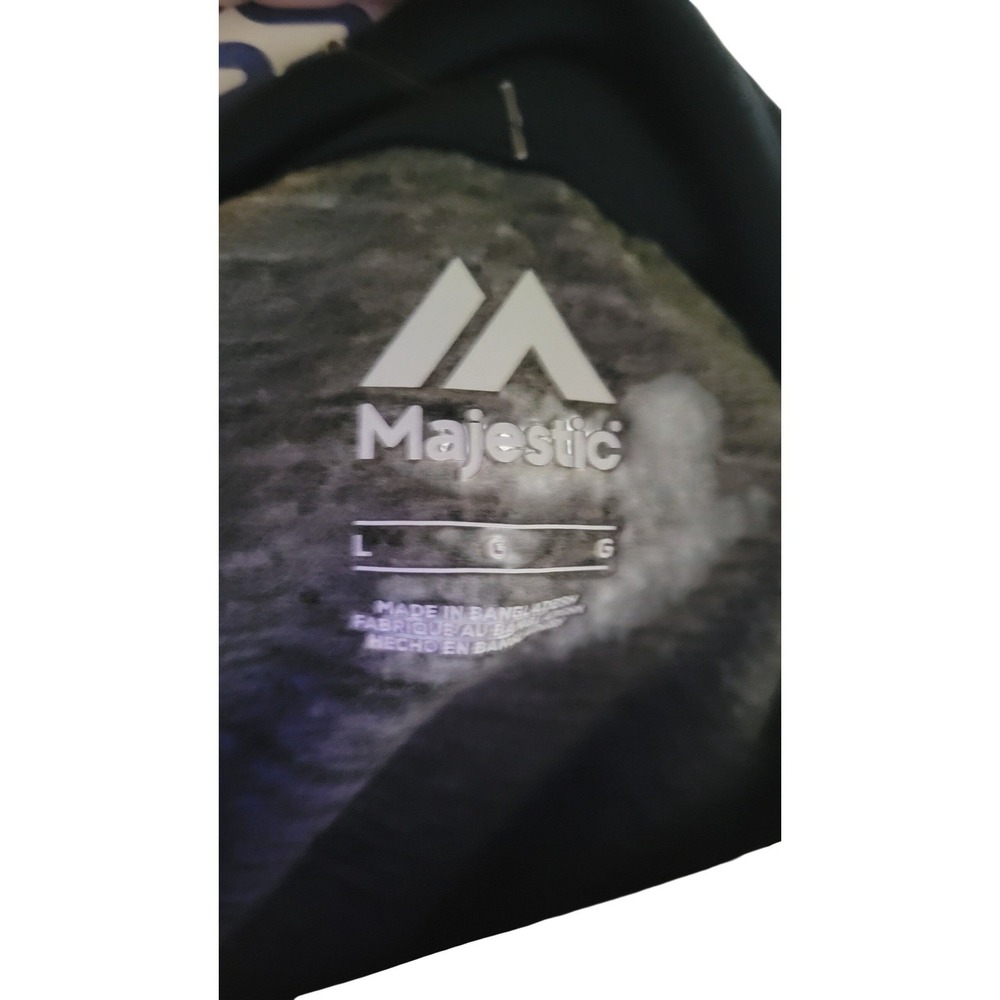 Majestic Milwaukee Brewers MLB Quarter Zip Pullover Shirt Grey Mens Large New - Picture 5 of 6